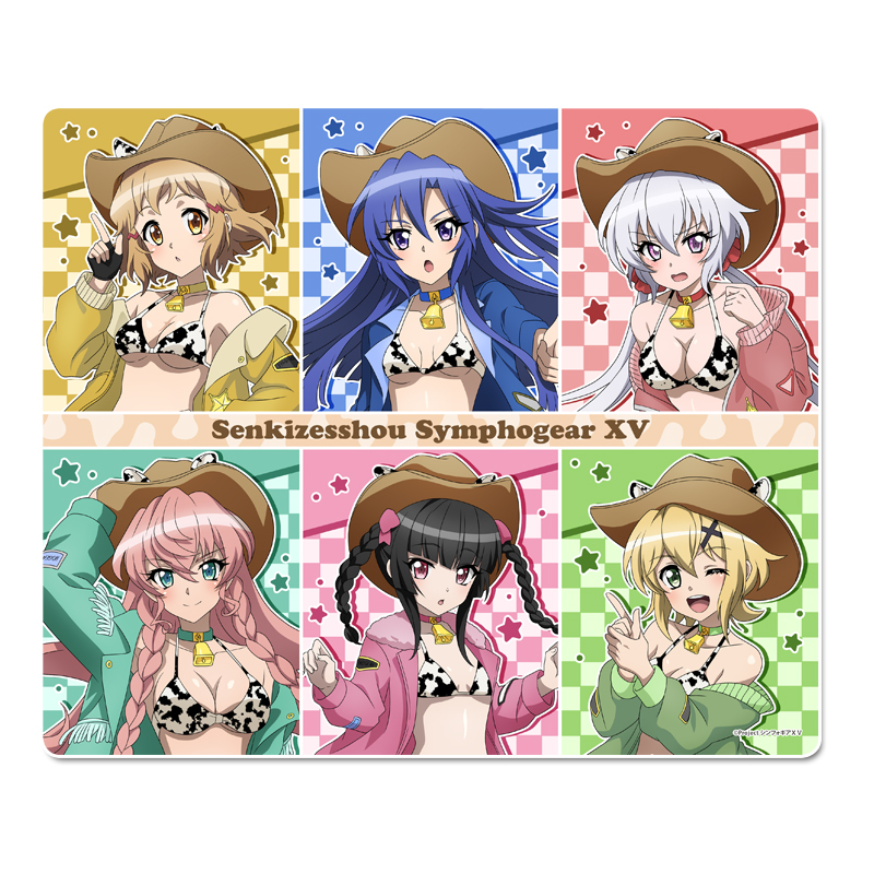 戦姫絶唱シンフォギアXV_描き下ろし マウスパッド カウガールver.