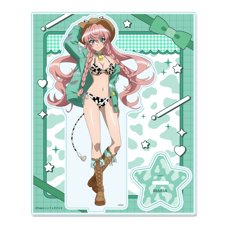 戦姫絶唱シンフォギアXV_描き下ろし アクリルスタンド【マリア・カデンツァヴナ・イヴ】カウガールver.