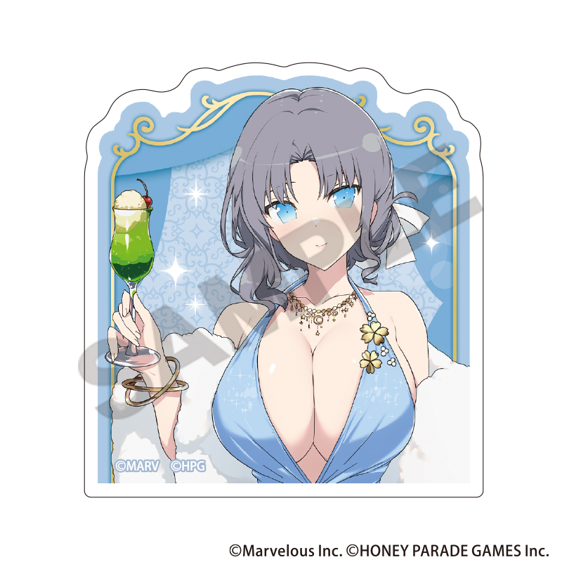 シノビマスター 閃乱カグラ NEW LINK_スタンドメモクリップ　雪泉　パーティードレス