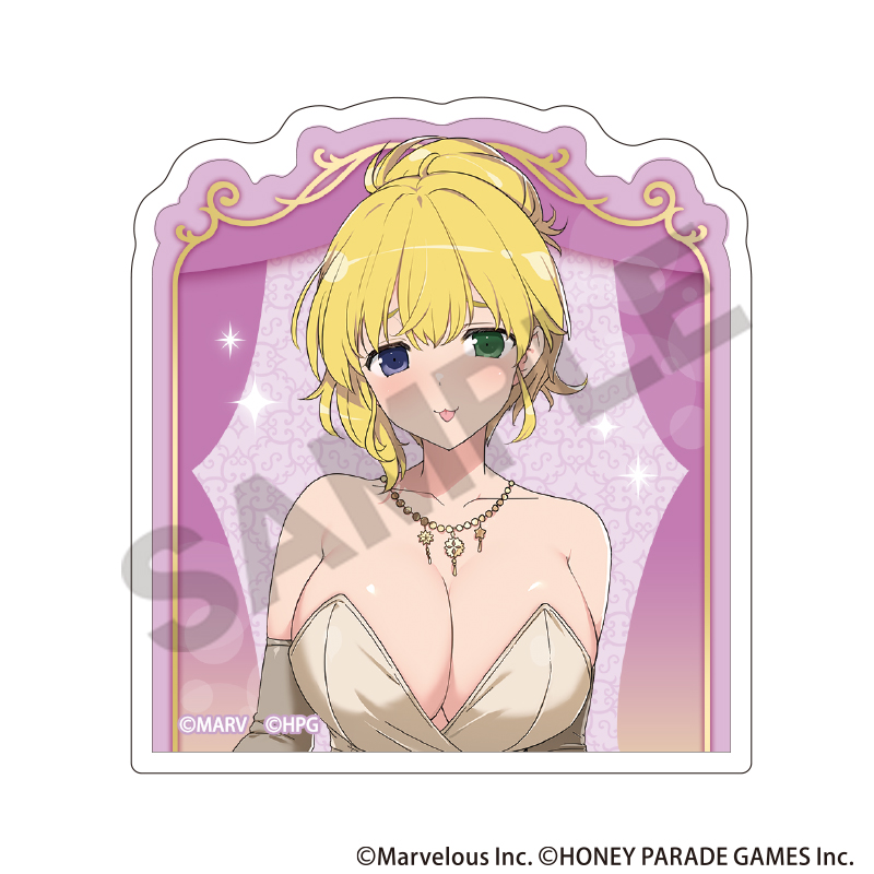 シノビマスター 閃乱カグラ NEW LINK_スタンドメモクリップ　両奈　パーティードレス