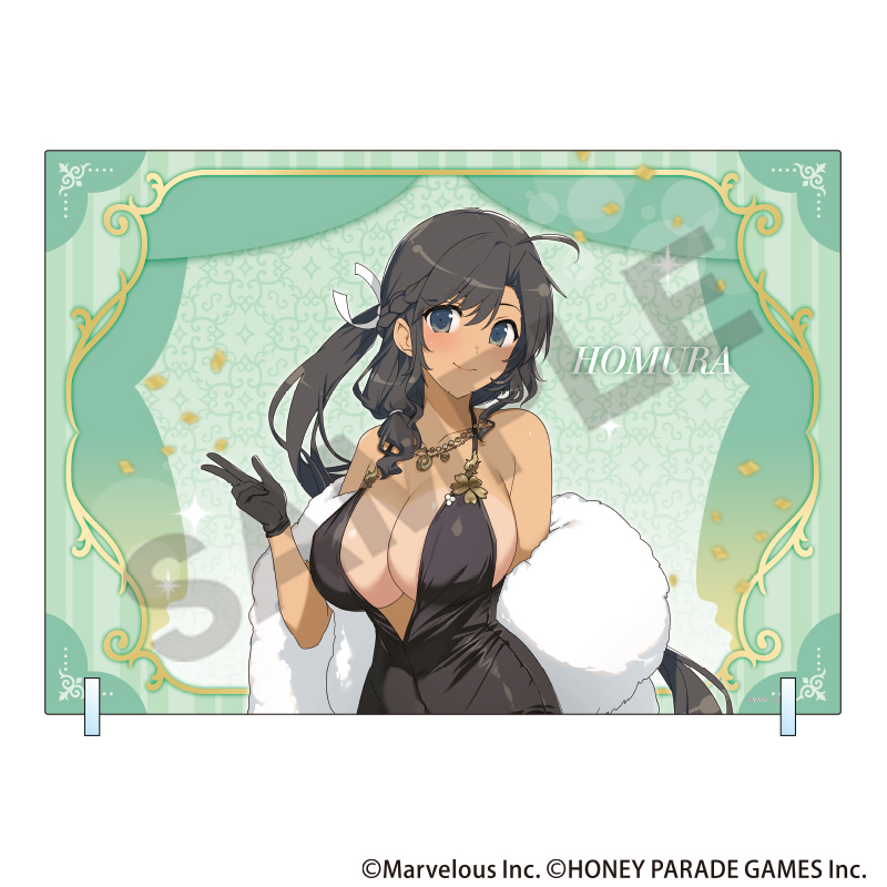 シノビマスター 閃乱カグラ NEW LINK_A4アクリルパネル　焔　パーティードレス