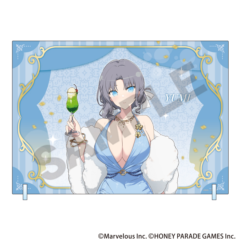 シノビマスター 閃乱カグラ NEW LINK_A4アクリルパネル　雪泉　パーティードレス