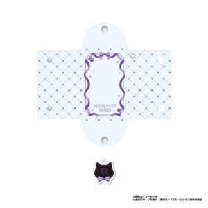 ブルーロック_名前入りクリアマルチケース　御影玲王(ねこ執事)