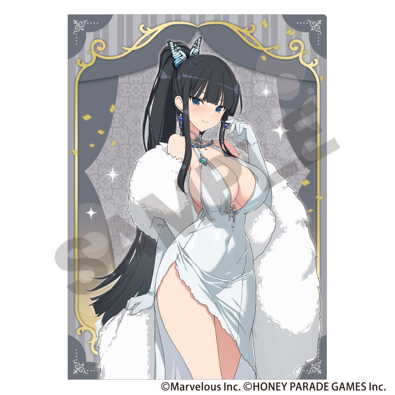 シノビマスター 閃乱カグラ NEW LINK_シングルクリアファイル　斑鳩　パーティードレス