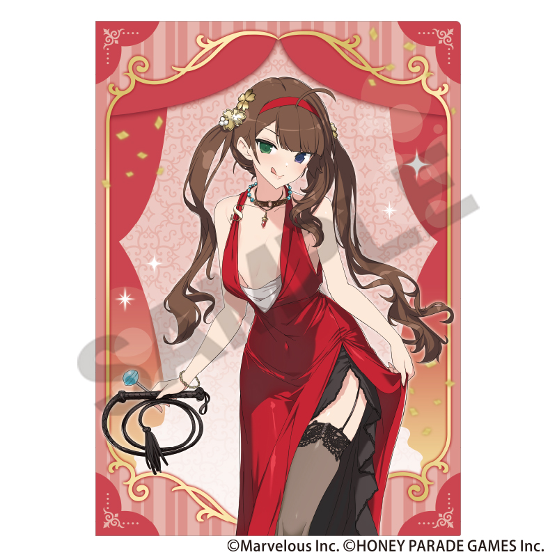 シノビマスター 閃乱カグラ NEW LINK_シングルクリアファイル　両備　パーティードレス