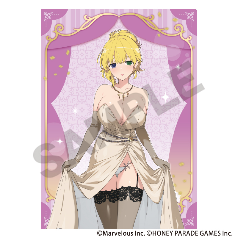 シノビマスター 閃乱カグラ NEW LINK_シングルクリアファイル　両奈　パーティードレス