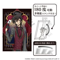 コードギアス 反逆のルルーシュ_アート缶バッジ ルルーシュ カジノA