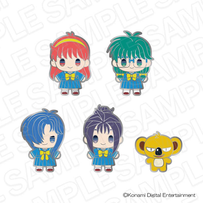 ときめきメモリアル_ピンズバッジ A　【OPP／5個入り】【コンプリート】