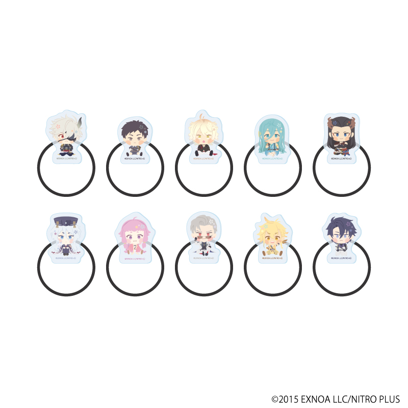 わんぱく！刀剣乱舞_アクリルヘアゴム08/コンプリートセット(全10種)【コンプリートセット/10個入り】