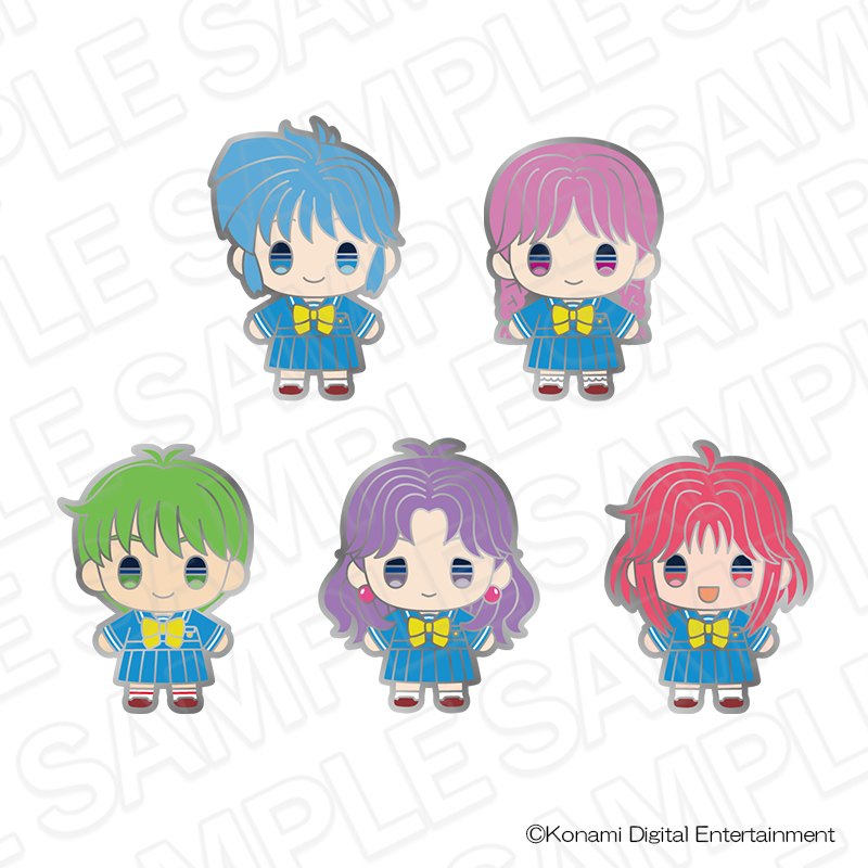 ときめきメモリアル_ピンズバッジ B　【OPP／5個入り】【コンプリート】