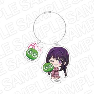 【推しの子】×ぷよぷよ_ワイヤーキーホルダー アイ デフォルメ ver.