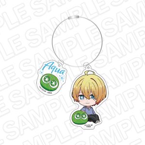 【推しの子】×ぷよぷよ_ワイヤーキーホルダー アクア デフォルメ ver.