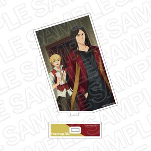 Fate/strange Fake_カード型アクリルスタンド フラット・エスカルドス&ロード・エルメロイⅡ世