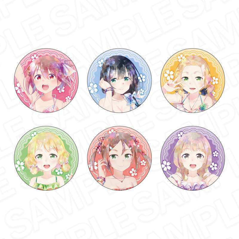 結城友奈は勇者である 大満開の章_ホログラムカンバッジ(ランダム) PALE TONE series 桜水着 ver.
