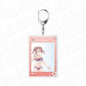 結城友奈は勇者である 大満開の章_SNS風アクリルキーホルダー PALE TONE series 三好夏凜 桜水着 ver.