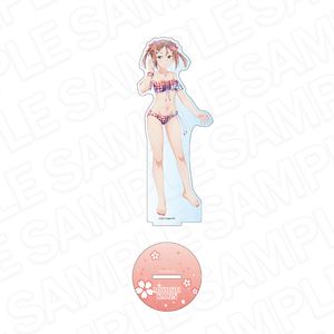 結城友奈は勇者である 大満開の章_ホログラムデカアクリルスタンド PALE TONE series 三好夏凜 桜水着 ver.