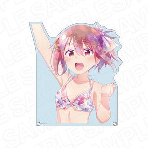 結城友奈は勇者である 大満開の章_特大ダイカットアクリルボード PALE TONE series 結城友奈 桜水着 ver.