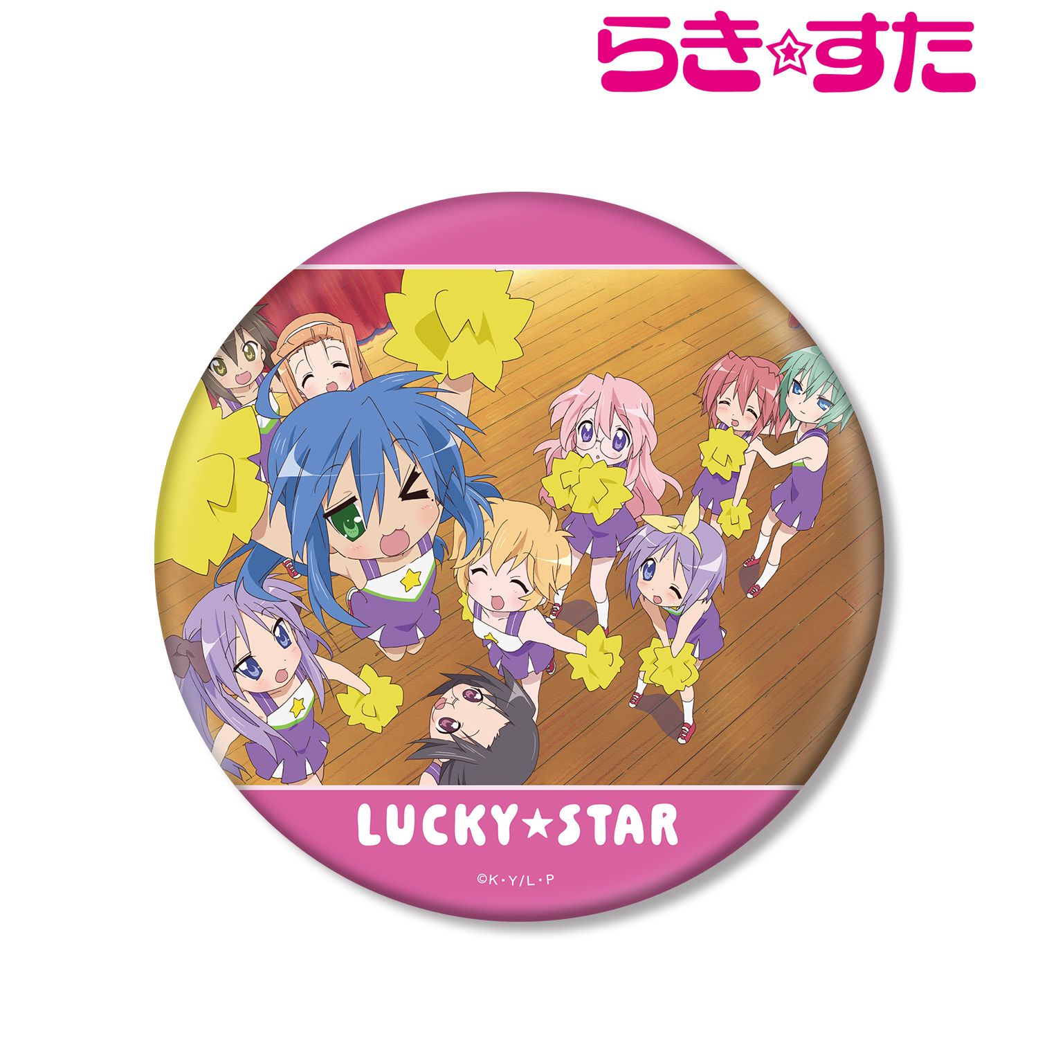 らき☆すた_集合 BIG缶バッジ