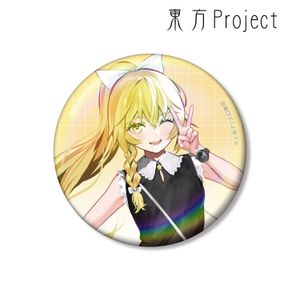 東方Project_松本能人イラスト 霧雨魔理沙 ウォッチコーデver. 75mmオーロラ缶バッジ