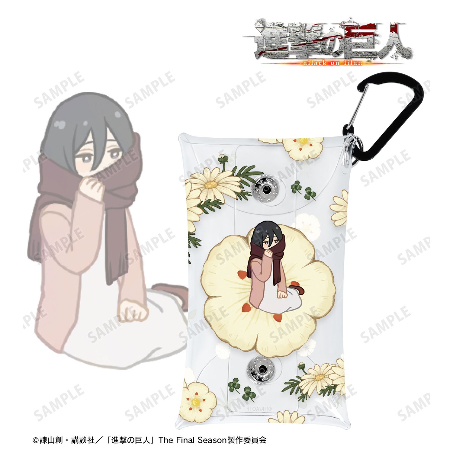 進撃の巨人_ミカサ Botania 第2弾 クリアマルチケース