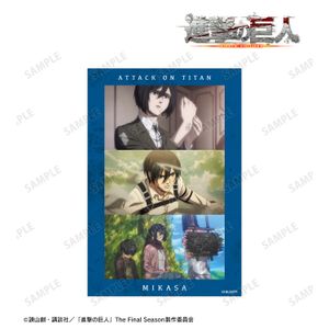 進撃の巨人_ミカサ 場面写クリアカード
