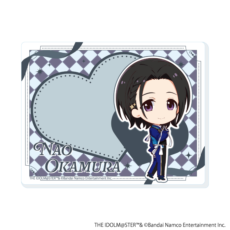 アイドルマスター SideM_アクリルカード12/岡村 直央 ホワイトデーライブ2026 -Bitter Style by 2022-(ミニキャライラスト)