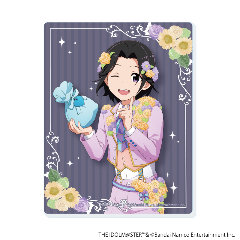 アイドルマスター SideM_アクリルカード17/岡村 直央 ホワイトデーライブ2022(公式イラスト)
