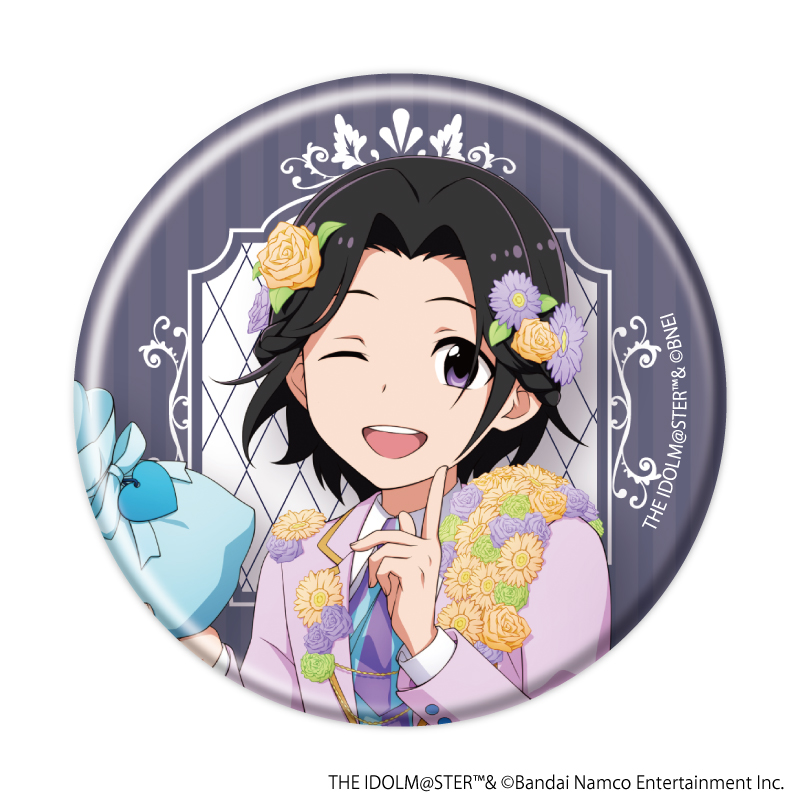 アイドルマスター SideM_缶バッジ34/岡村 直央 ホワイトデーライブ2022(公式イラスト)