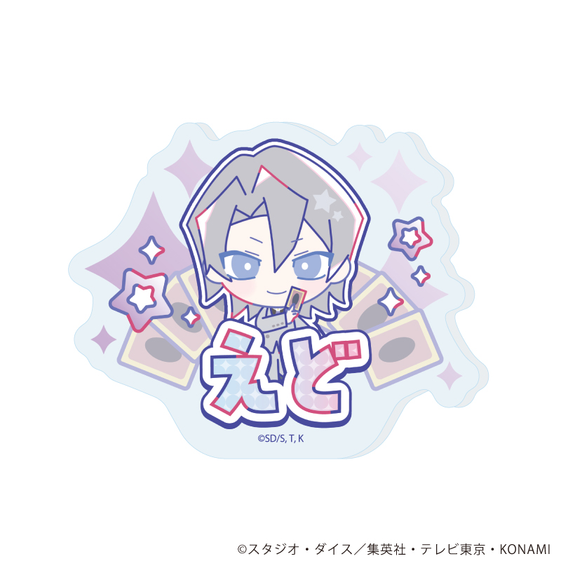 遊☆戯☆王デュエルモンスターズGX Design produced by Sanrio_おなまえプレートバッジ05/エド・フェニックス(コラボイラスト)