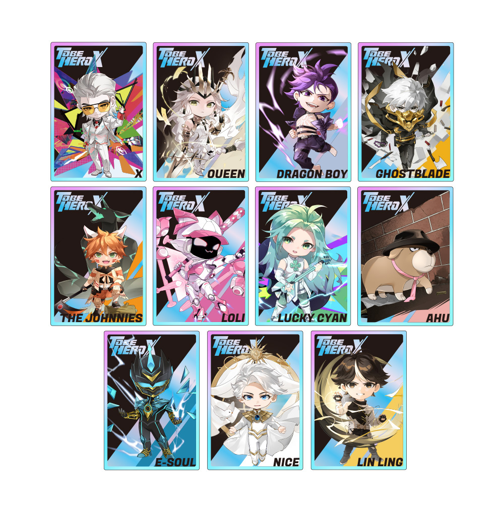 TO BE HERO X_ステータス風トレーディングオーロラアクリルカード（BOX／11パック入り）