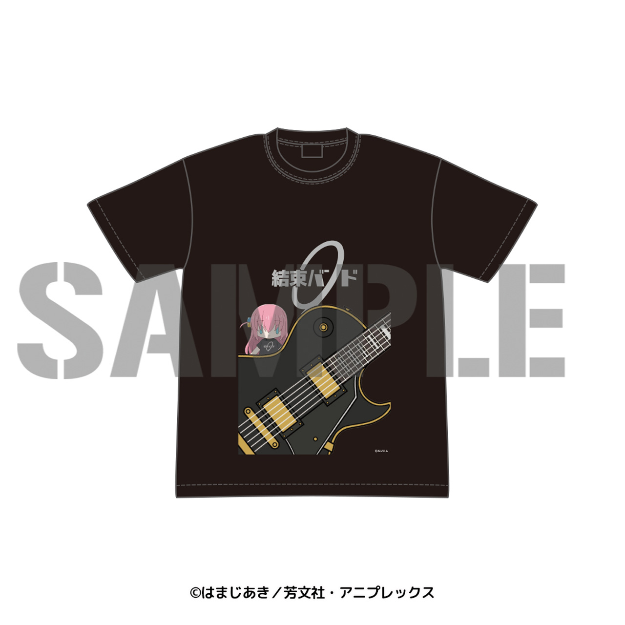 ぼっち・ざ・ろっく！_サイズM_演奏している気分になれるかも？Tシャツ 後藤ひとり