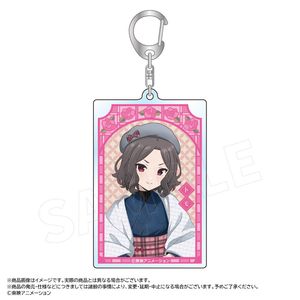 ガールズバンドクライ_描き下ろし和装デニムver.　スクエアキーホルダー　D　海老塚 智