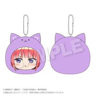 五等分の花嫁 中野四葉 アイス屋さん 缶バッジ 五等分の花嫁＊_ロングスクエア缶バッジ 中野四葉 アイス屋さん