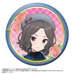 ガールズバンドクライ_描き下ろし和装デニムver.　BIG箔押し缶バッジ　D　海老塚 智