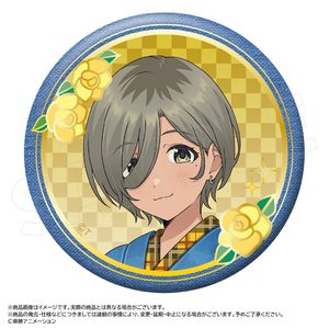 ガールズバンドクライ_描き下ろし和装デニムver.　BIG箔押し缶バッジ　E　ルパ