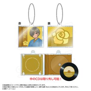 ガールズバンドクライ_描き下ろし和装デニムver.　ミニCDキーホルダー　E　ルパ