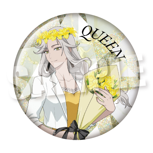 TO BE HERO X_BIGホログラム缶バッジ FLOWER CROWN Ver. クイーン