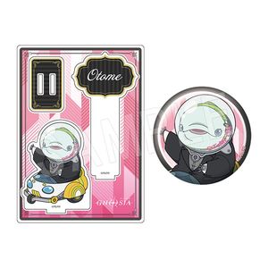 グノーシア_アクリルフォトプロップス&グリッター缶バッジセット 黒スーツVer. オトメ