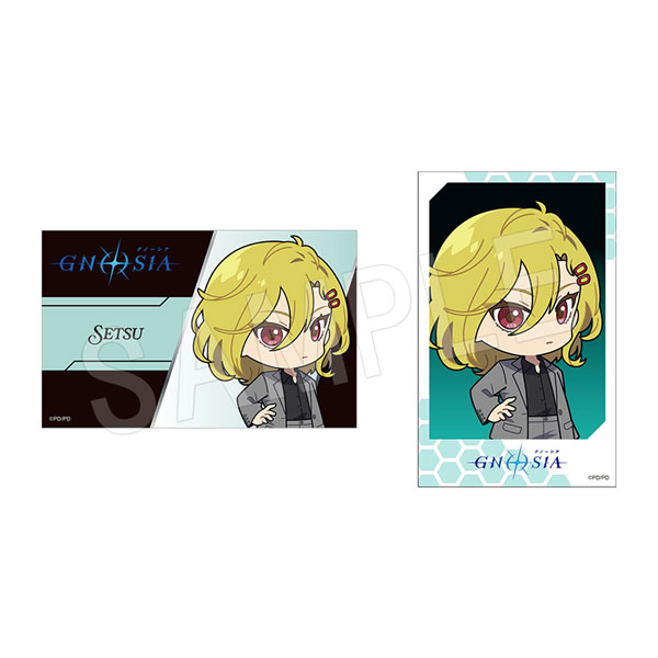 グノーシア_イラストカード2枚セット 黒スーツVer. セツ