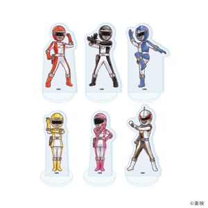 轟轟戦隊ボウケンジャー_アクリルぷちスタンド01/コンプリートセット(全6種)(グラフアートイラスト)【コンプリートセット/6個入り】