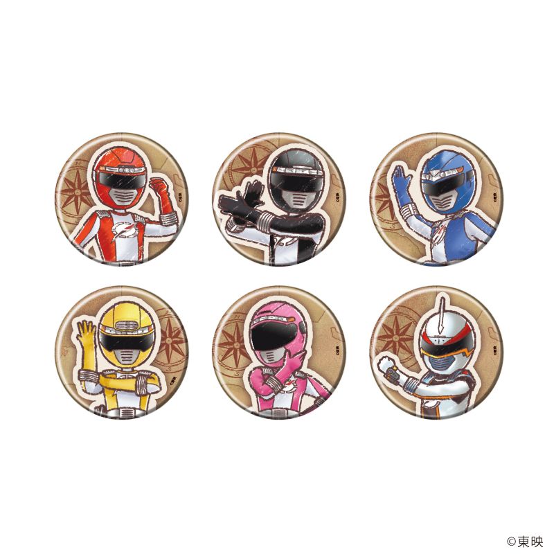 轟轟戦隊ボウケンジャー_缶バッジ01/コンプリートセット(全6種)(グラフ