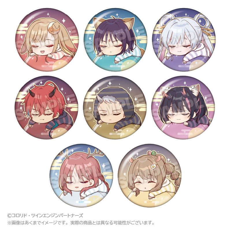 超かぐや姫！_ふわみんトレーディング缶バッジ　【BOX／8個入り】