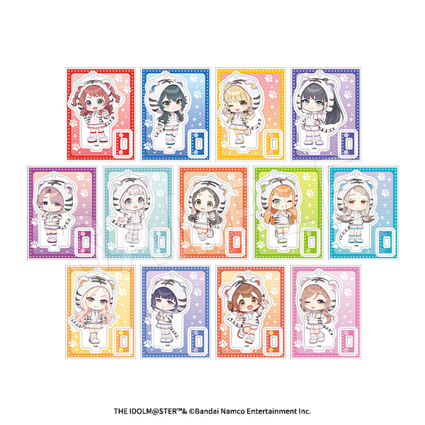 学園アイドルマスター_トレーディングアクリルスタンド ホワイトタイガーVer.　【BOX/13個入り】