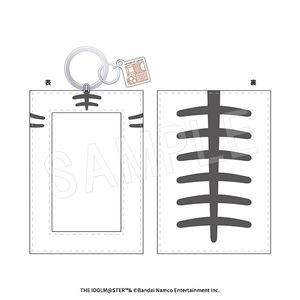 学園アイドルマスター_ホワイトタイガー風ふわふわカードケース(チャーム付き)