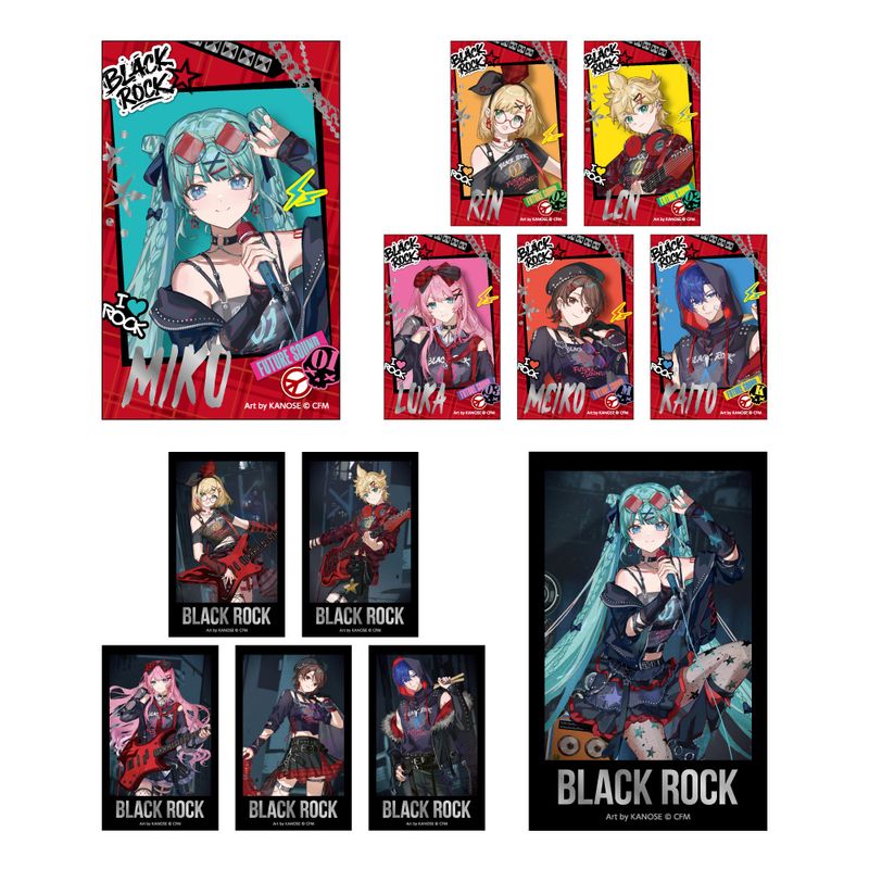 【バラ売り可】コウペンちゃん 初音ミク チェキ風カードセット コラボ 初音ミク ドン・キホーテフェア2025_トレーディング箔押しチェキ風