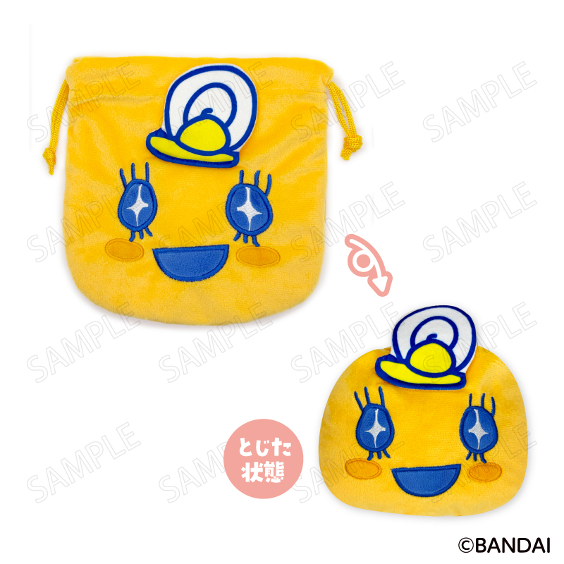 たまごっち_エンジョイ!トラベル フェイス巾着 B:めめっち