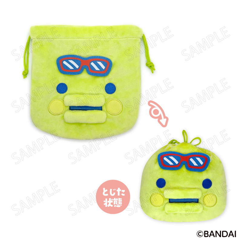 たまごっち_エンジョイ!トラベル フェイス巾着 C:くちぱっち