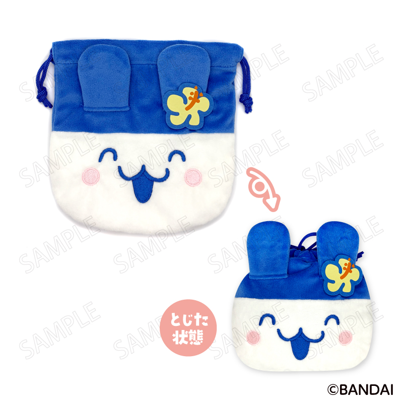 たまごっち_エンジョイ!トラベル フェイス巾着 D:みみっち