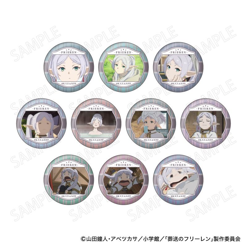 葬送のフリーレン_フリーレン 顔コレ缶バッジ Vol.2 【BOX／10個入り