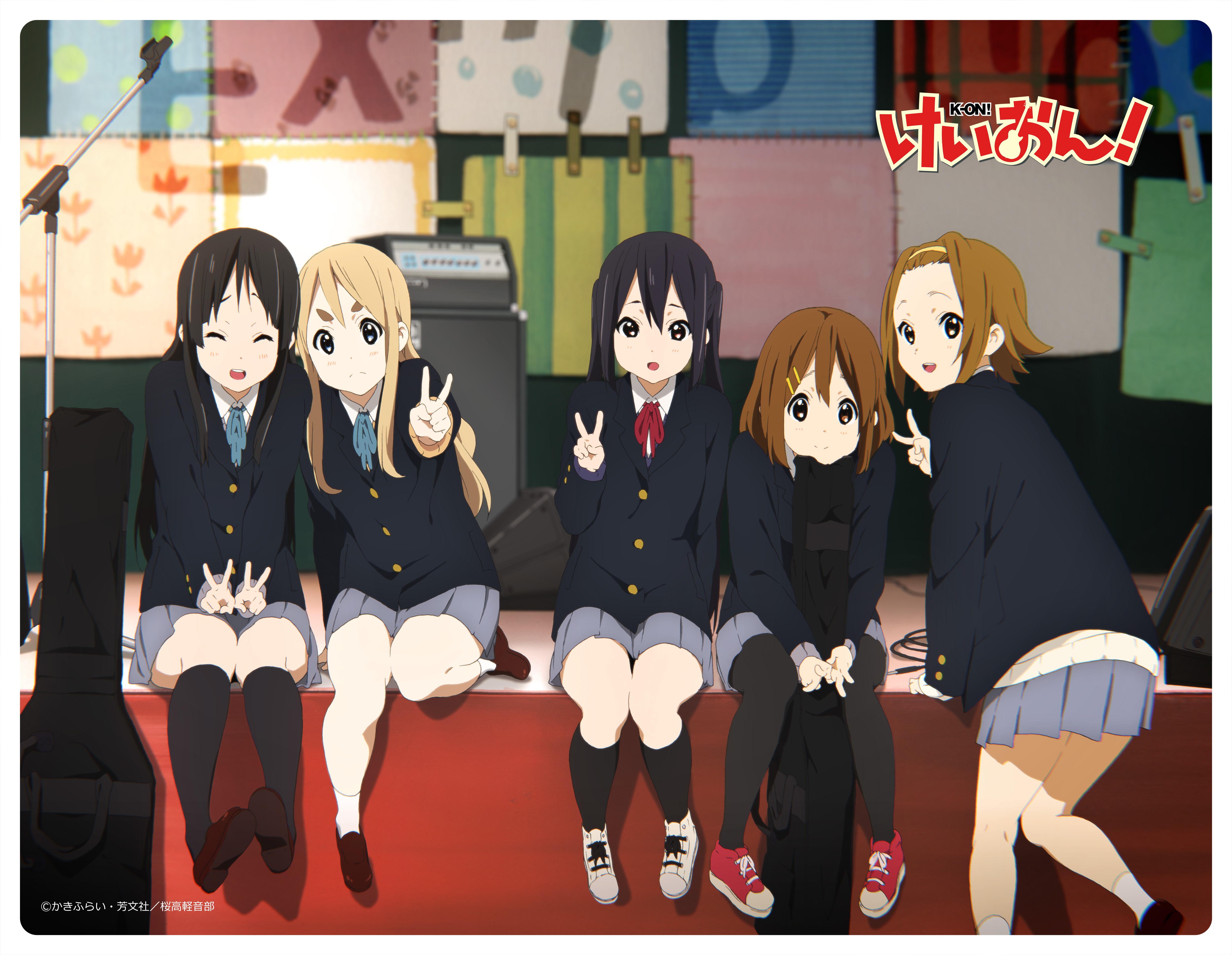 けいおん！_大判ラバーマット（制服）　